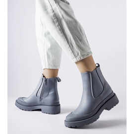 Bottes en caoutchouc grises par Detis 2