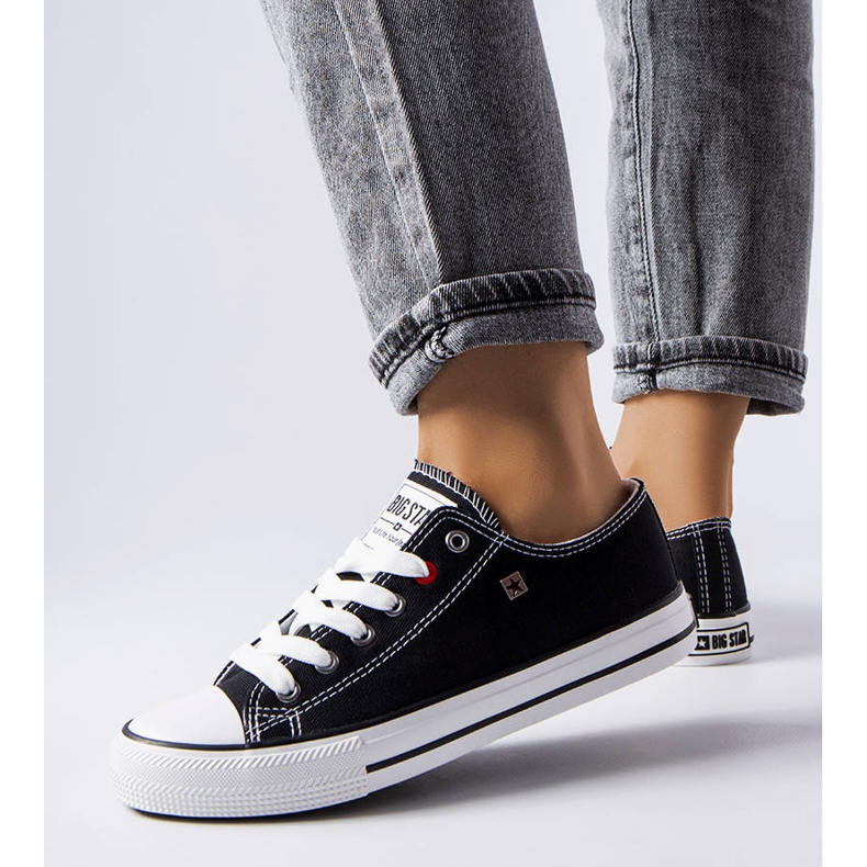 Big Star T274023906 baskets classiques noires le noir 1