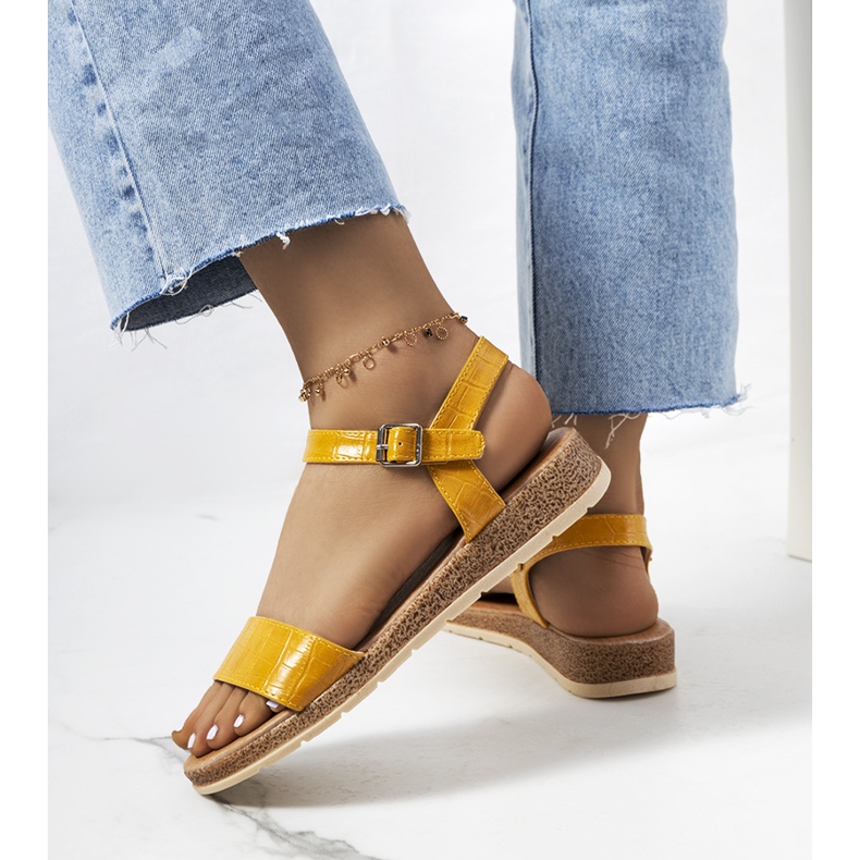 Sandales pour femmes Speier jaunes 1