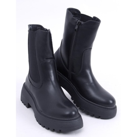 Shaw Bottines Chelsea montantes noires le noir 1