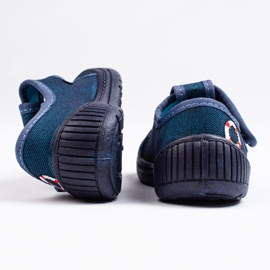 Chaussons de maternelle Shelovet pour garçons bleu 2