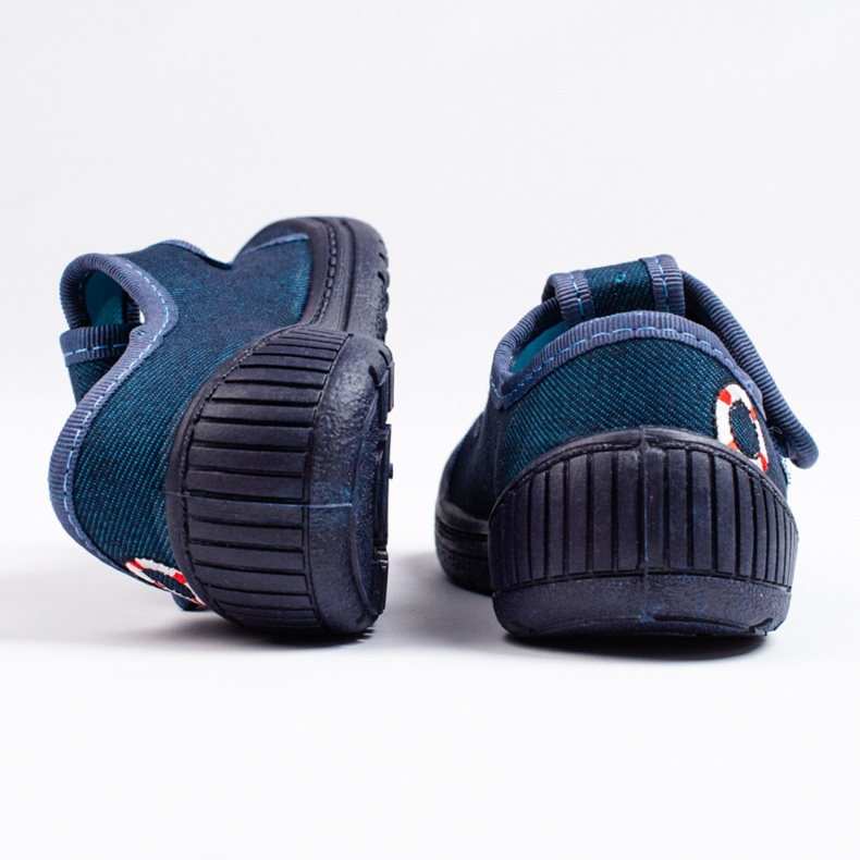 Chaussons de maternelle Shelovet pour garçons bleu 2