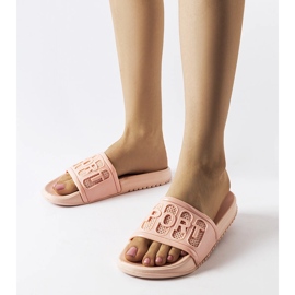 Claquettes caoutchouc rose Moiariello 1 Claquettes caoutchouc rose Moiariello 1