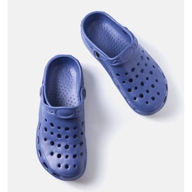 Inna Claquettes en mousse bleu marine Hayes 1 Inna Claquettes en mousse bleu marine Hayes 1