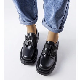 Chaussures à plateforme noires de Prospero 1