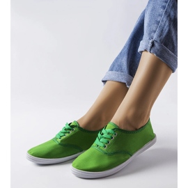 Baskets Wang vertes 2