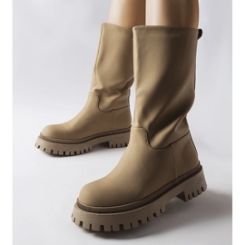 Bottines Hollie marron mat brun 1