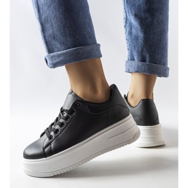 Baskets plateforme Holante noires le noir 1