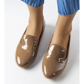 Chaussures vernies marron Lang brun 1