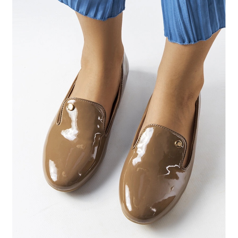 Chaussures vernies marron Lang brun 1