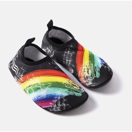 Chaussures d'eau Slipen colorées pour enfants le noir le noir 1