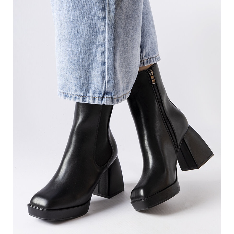 Bottines noires Watson le noir 1