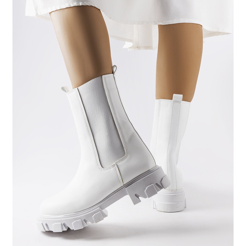 Bottes de travail blanches Vallejo 1