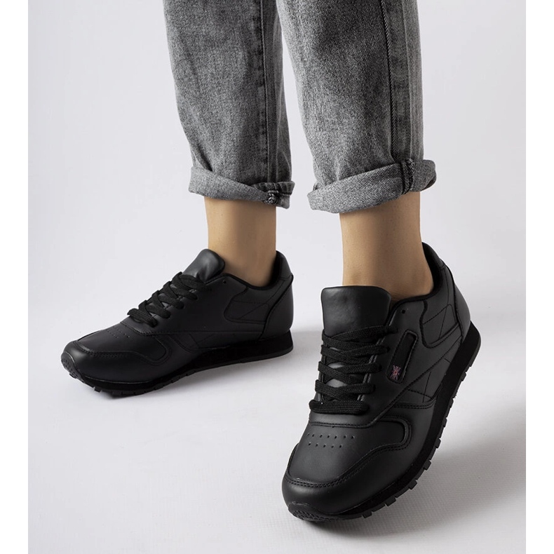 Baskets classiques noires Poulsen le noir 1