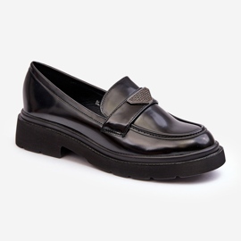 Mocassins à Talon Plat pour Femme Noir Venla le noir 1
