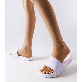 Chaussons blancs Big Star JJ274A281 blanche 1