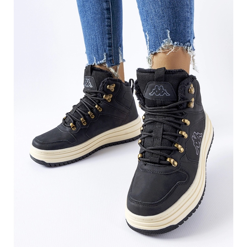 Kappa 243364 Tobin chaussures isolées noires le noir 1