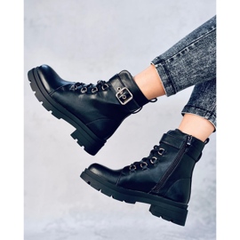Bottes militaires Pomona noires 1