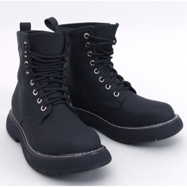 Peddy Bottines à lacets noires le noir 1