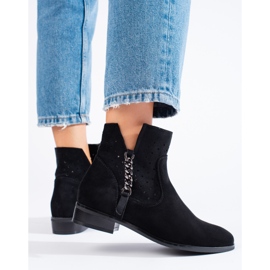 Bottes de printemps ajourées Vinceza noir le noir 3