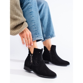 Bottes de printemps ajourées Vinceza noir le noir 2