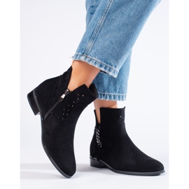 Bottes de printemps ajourées Vinceza noir 1