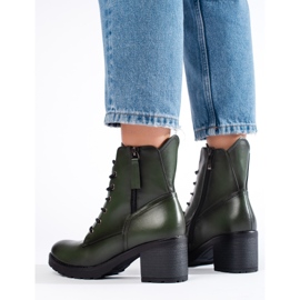 W. Potocki Bottines femme, vertes, Potocki 3