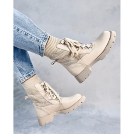 Tierr Bottines pull beiges 2