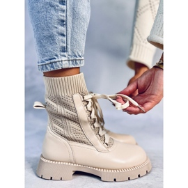 Tierr Bottines pull beiges 4