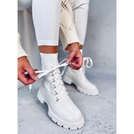 Tierr Bottines supérieures en pull blanc blanche 2