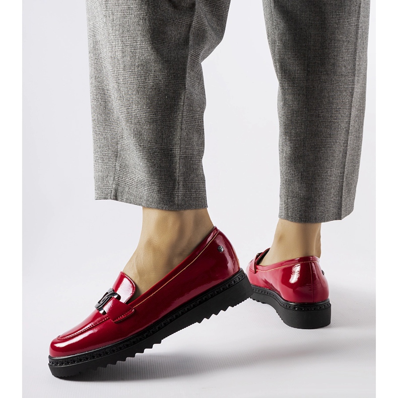 Inna Mocassins vernis rouges par Vinceza 1 Inna Mocassins vernis rouges par Vinceza 1