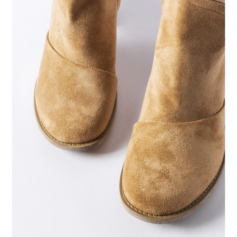 Bottines beiges à découpes Artemisia 1