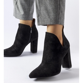 Bottines élégantes noires Willow le noir 1
