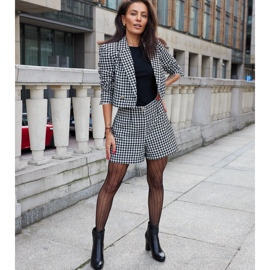 Bottines noires à talons hauts avec bride décorative Creil 1