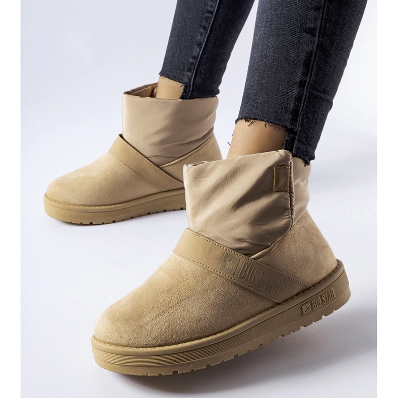 Bottes de neige beiges Big Star MM274152 1 Bottes de neige beiges Big Star MM274152 1