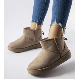 Bottes de neige femme beiges Big Star KK274294 1