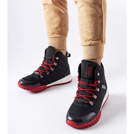 Chaussures noires pour jeunes Big Star KK274217 1