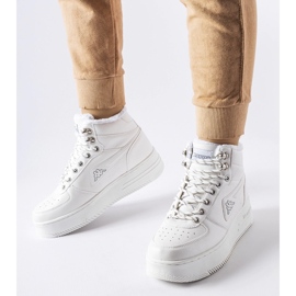 Kappa 243047 Fallou chaussures isolées blanches 1 Kappa 243047 Fallou chaussures isolées blanches 1