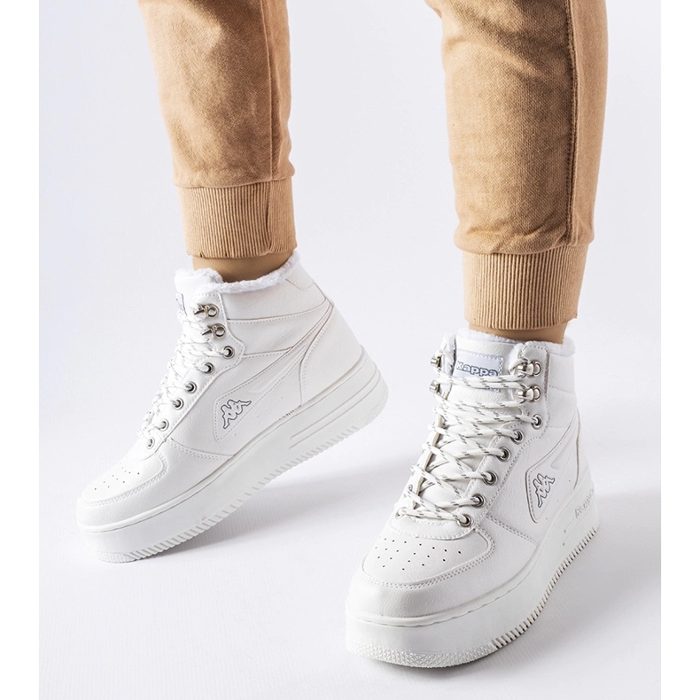 Kappa 243047 Fallou chaussures isolées blanches 1 Kappa 243047 Fallou chaussures isolées blanches 1