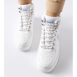 Kappa 243047 Fallou chaussures isolées blanches 2 Kappa 243047 Fallou chaussures isolées blanches 2