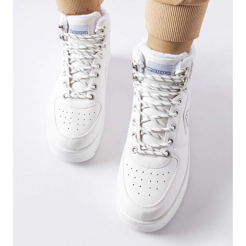 Kappa 243047 Fallou chaussures isolées blanches 2 Kappa 243047 Fallou chaussures isolées blanches 2