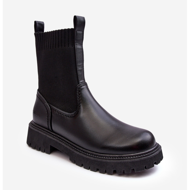 Bottes plates Big Star noires MM2745432 2