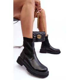 Bottes plates Big Star noires MM2745432 1