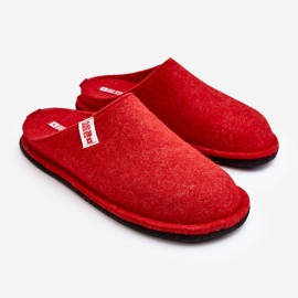 Chaussons classiques pour femmes Big Star KK276012 rouge 2 Chaussons classiques pour femmes Big Star KK276012 rouge 2