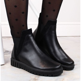Filippo W PAW472 bottines à enfiler en cuir isolé noir le noir 3