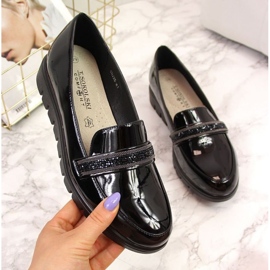 Chaussures à enfiler vernies confortables T.Sokolski W SCA62, noir le noir 1