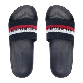 Tongs Tommy Hilfiger Knited Pool Slide M FM0FM03642 bleu 2