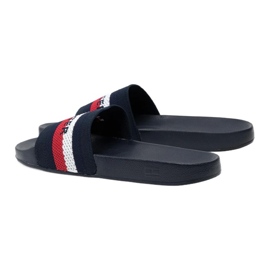 Tongs Tommy Hilfiger Knited Pool Slide M FM0FM03642 bleu 3