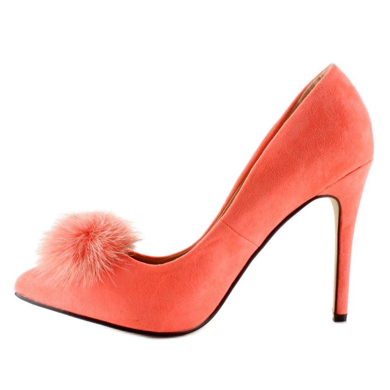 Épingles avec un pompon de canettes ZJ-06 Orange rose 1