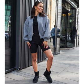 Bottes de neige isolées Custonaci noires 1